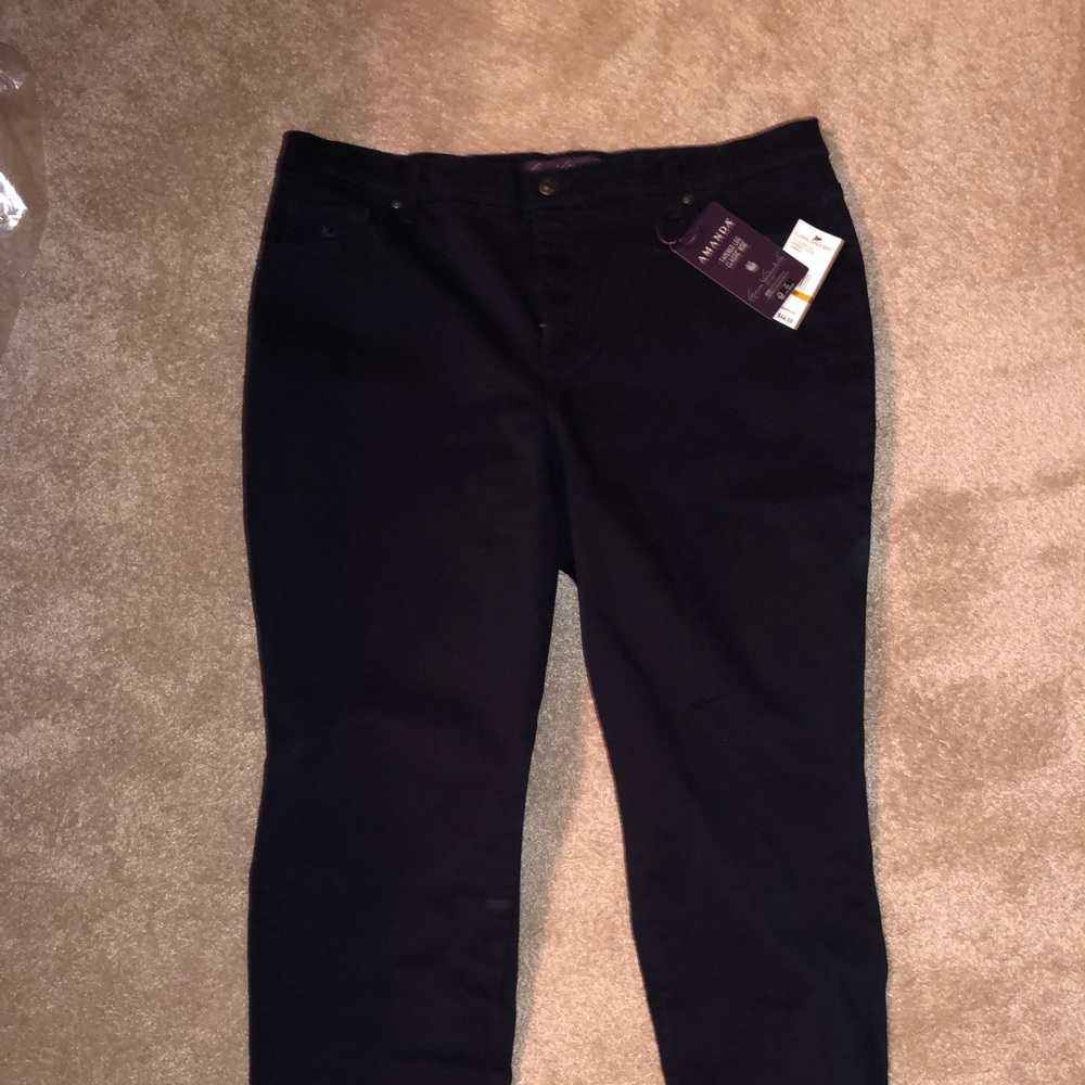 Midnight blue jeans 16W Short GV Amanda
